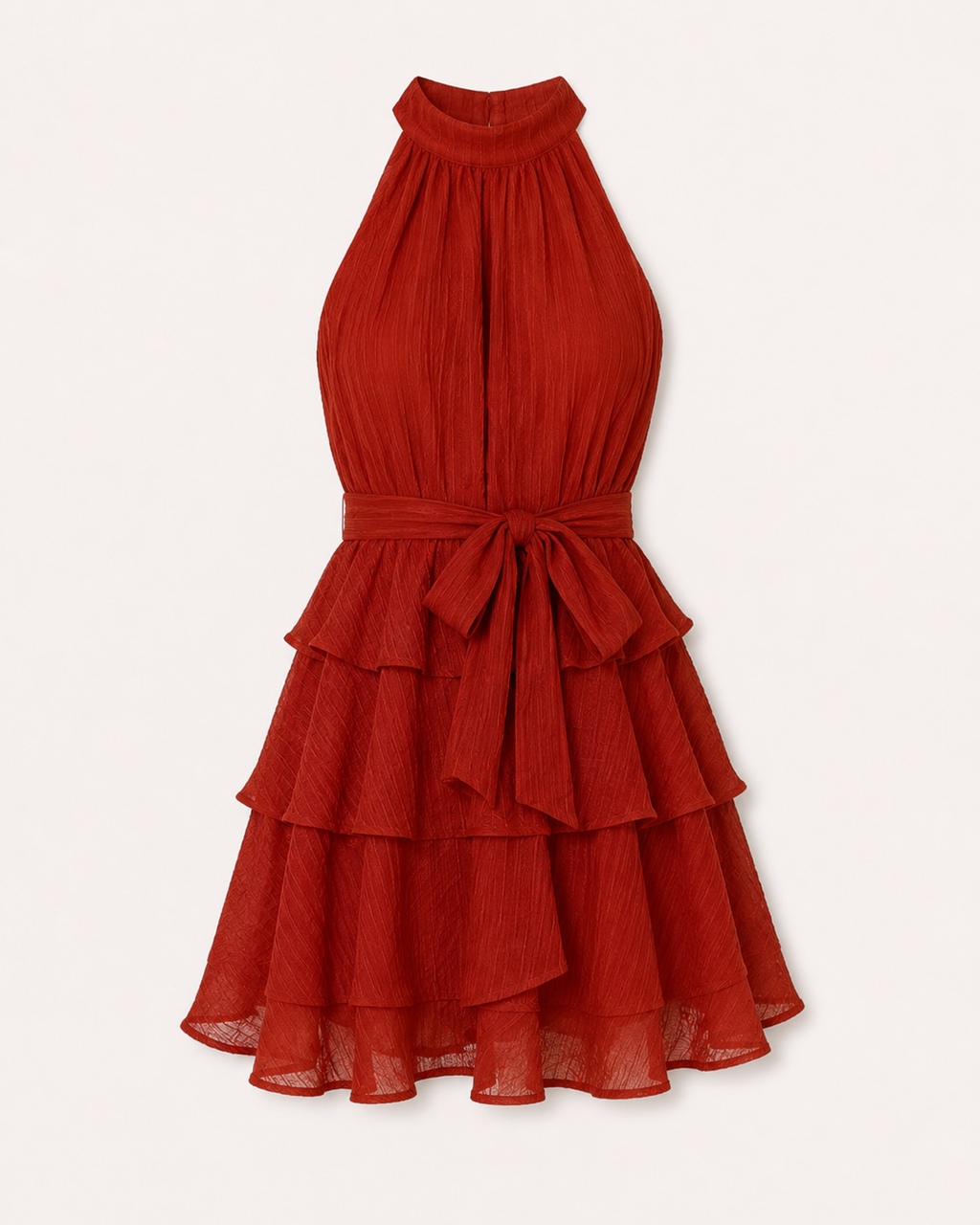Noa - Vestido Mini Halter Volantes