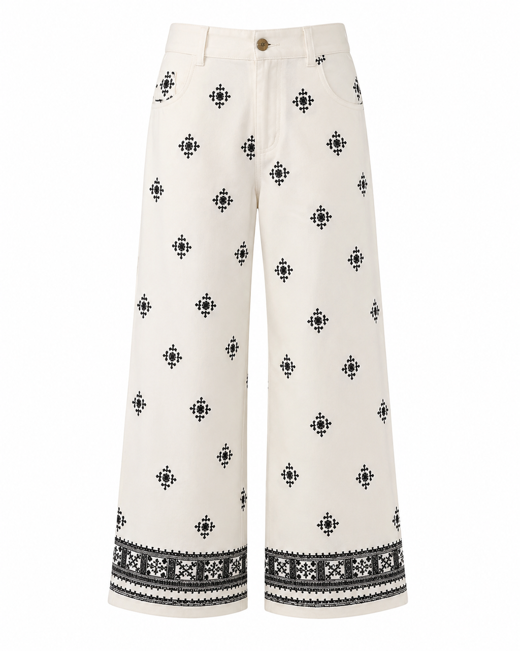 Claudia - Pantalón Bohemio Bordado