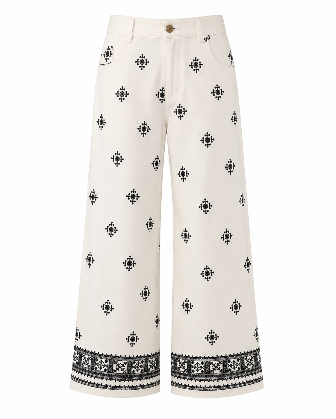 Claudia - Pantalón Bohemio Bordado