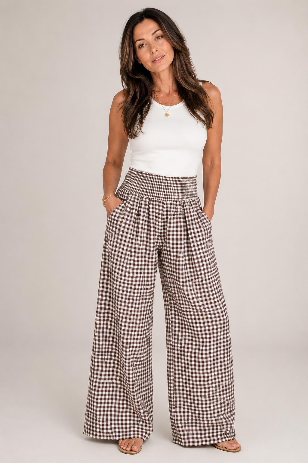 Valeria - Pantalón Cuadros