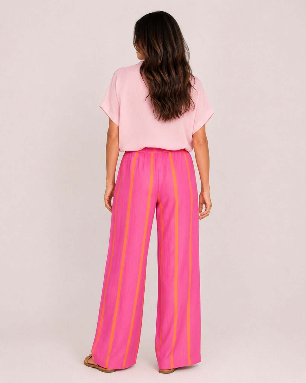 Aitana - Pantalón Rayas Plisado