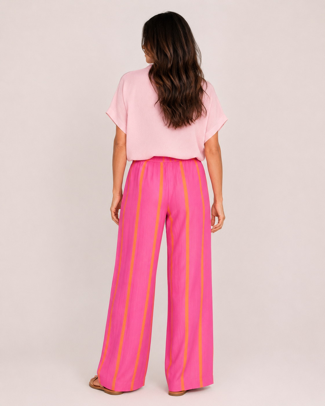 Aitana - Pantalón Rayas Plisado