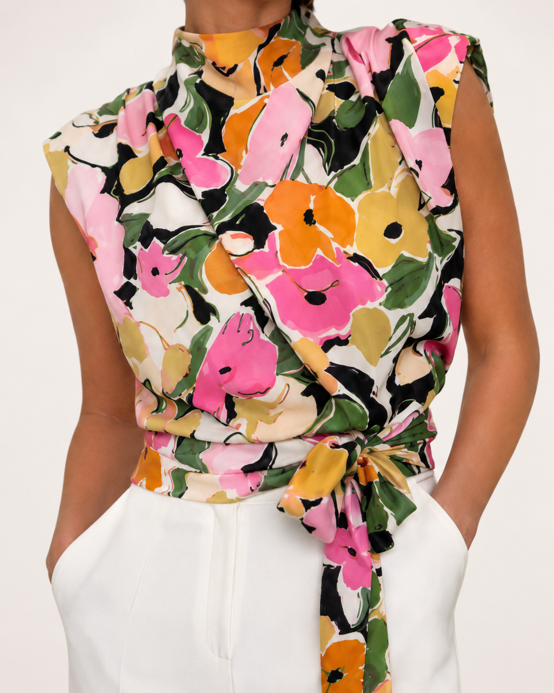 Elena - Blusa Floral Retro