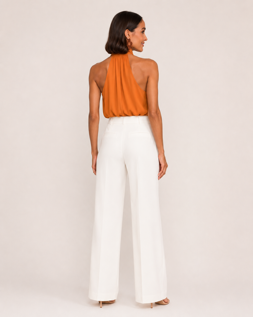 Sofía - Blusa Halter Plisada