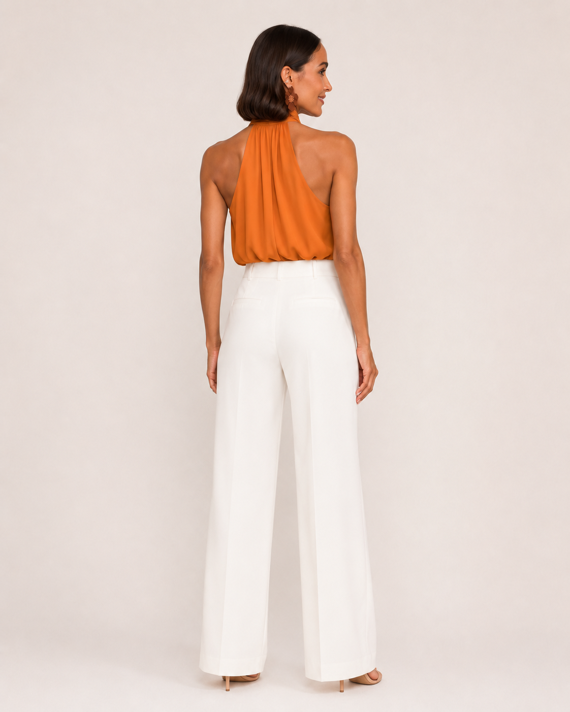 Sofía - Blusa Halter Plisada