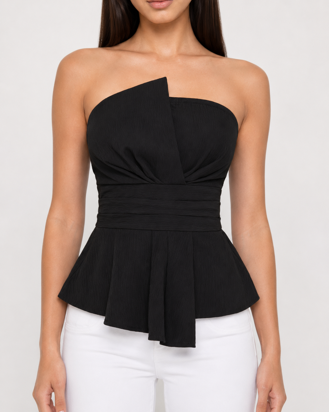 Carla - Top Peplum Cruzado