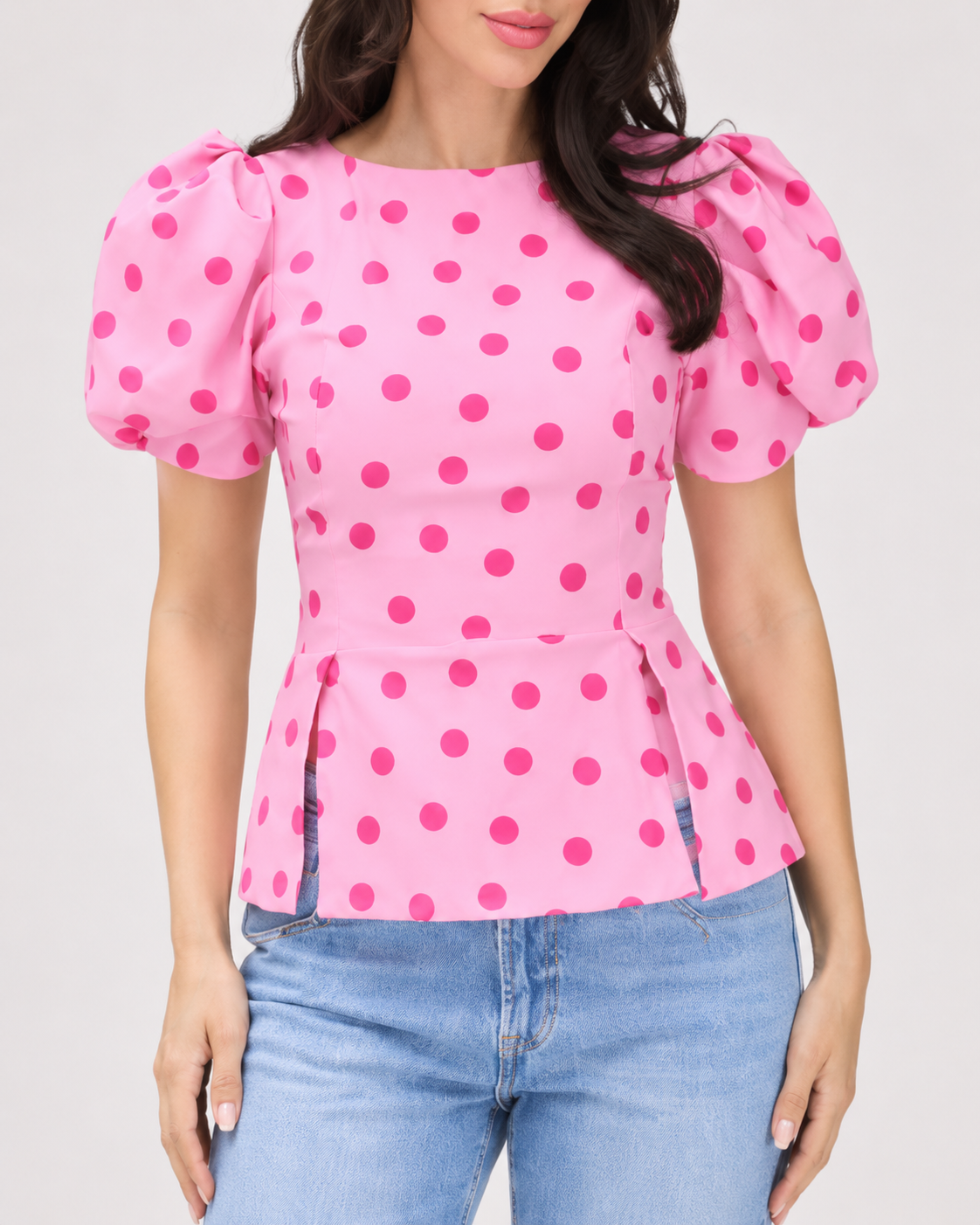 María - Blusa Lunares Vintage