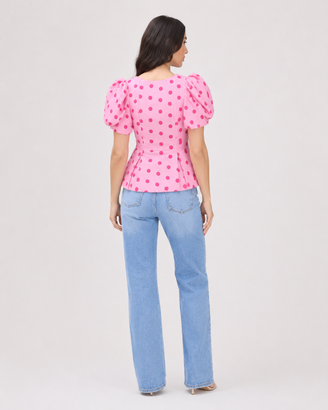 María - Blusa Lunares Vintage