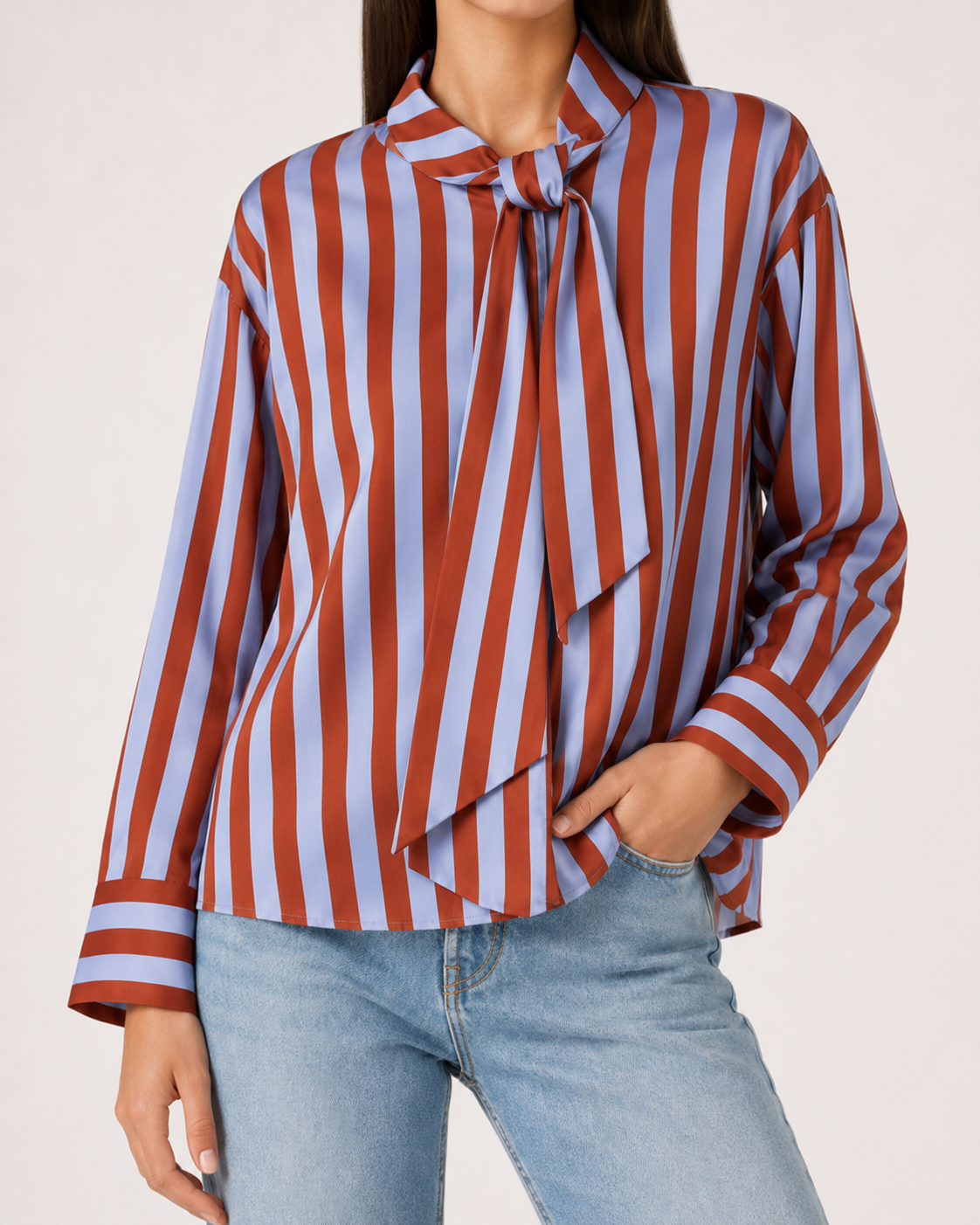 Nerea - Blusa Rayas Hombros