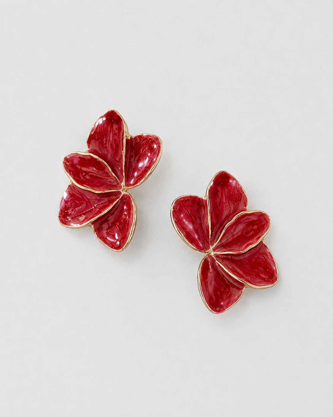 Pendientes Flores Esmalte Multicolor