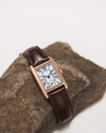 Reloj Rectangular Correa de Cuero