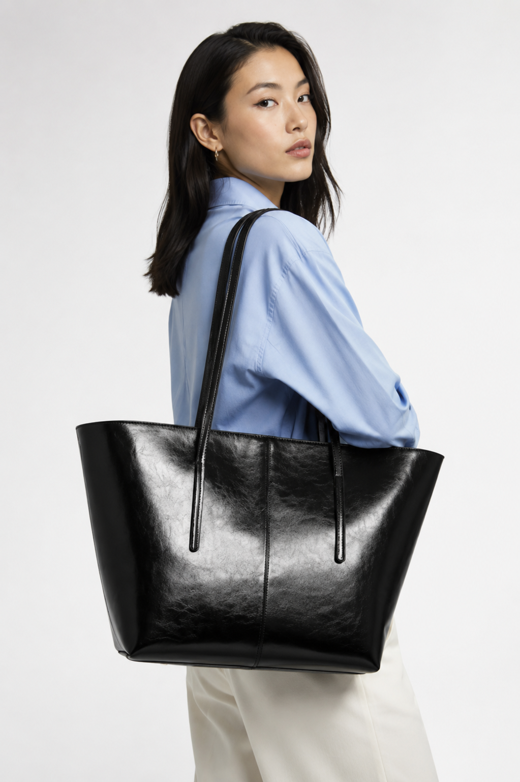 Bolso Tote Cuero Genuino