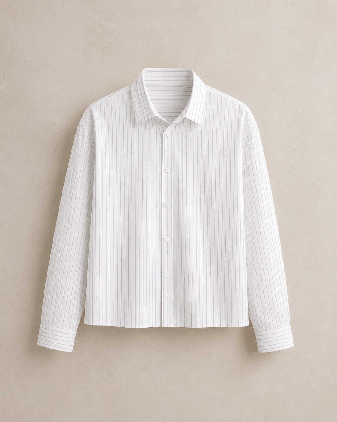 Camisa Retro Británica Rayas Cárdigan
