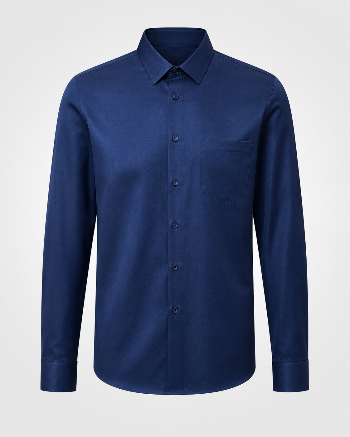 Camisa Blanca Brillante Seda Helada