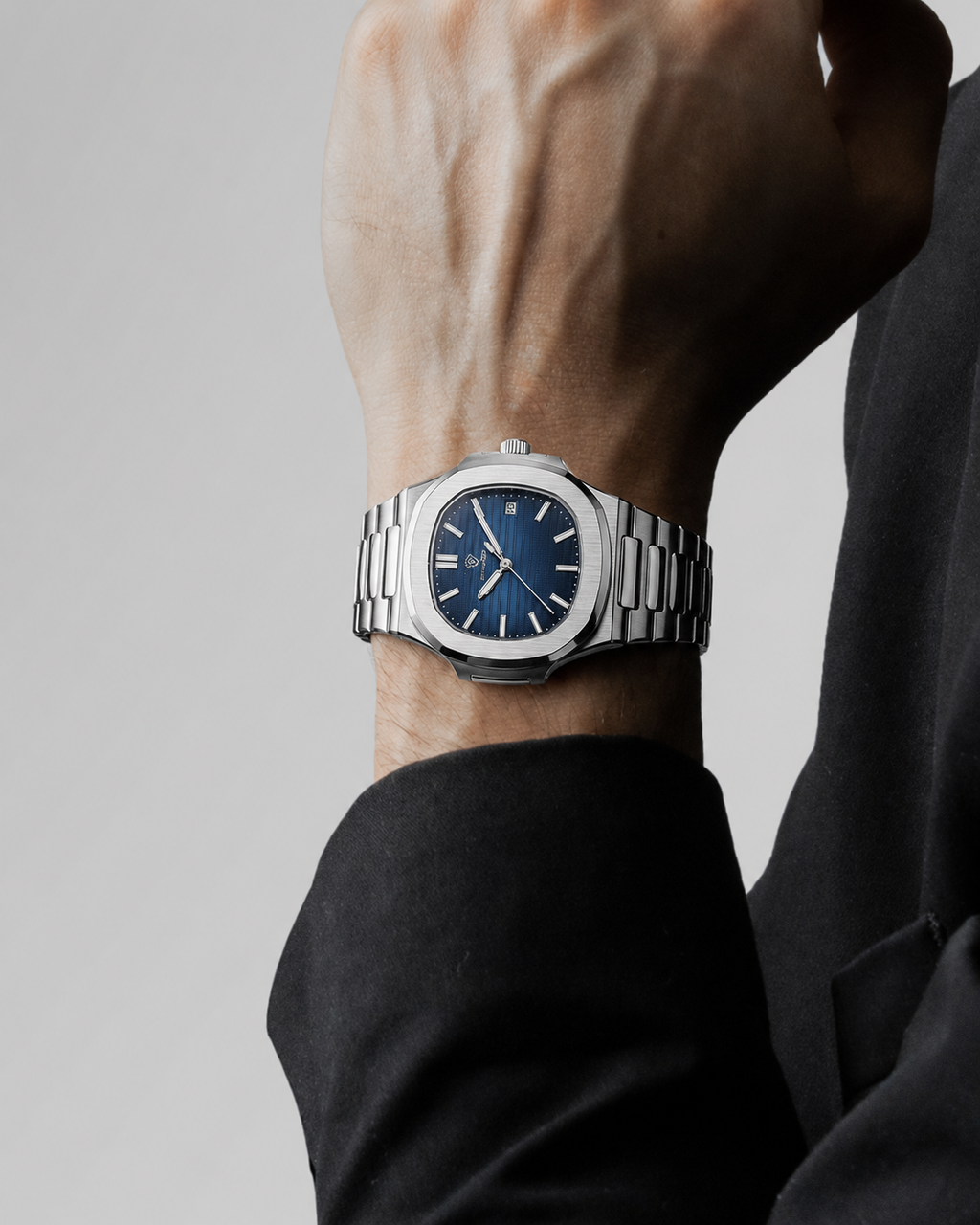 Reloj Acero Inoxidable Luminoso