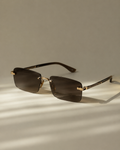 Gafas de Sol Rectangulares Sin Montura