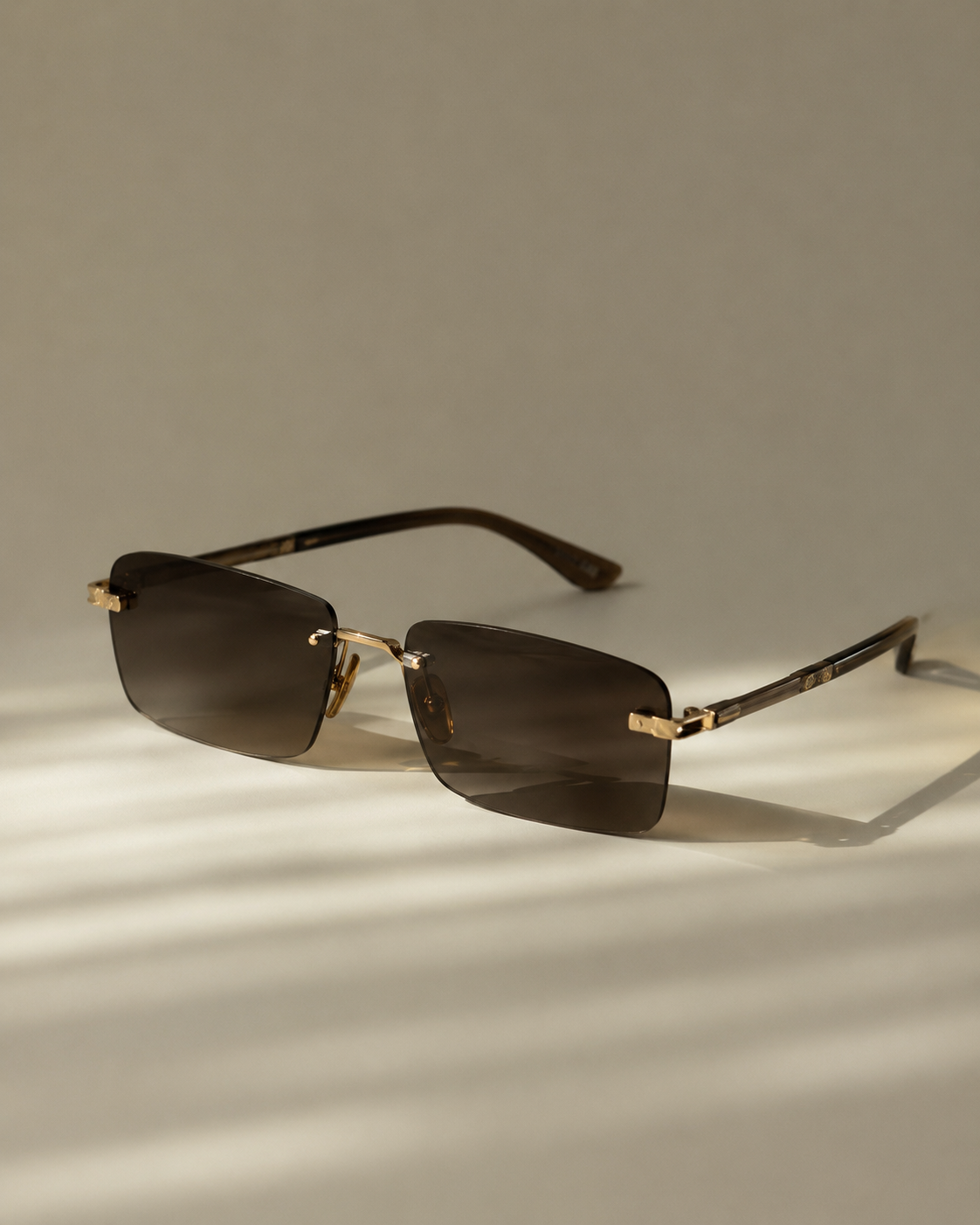 Gafas de Sol Rectangulares Sin Montura